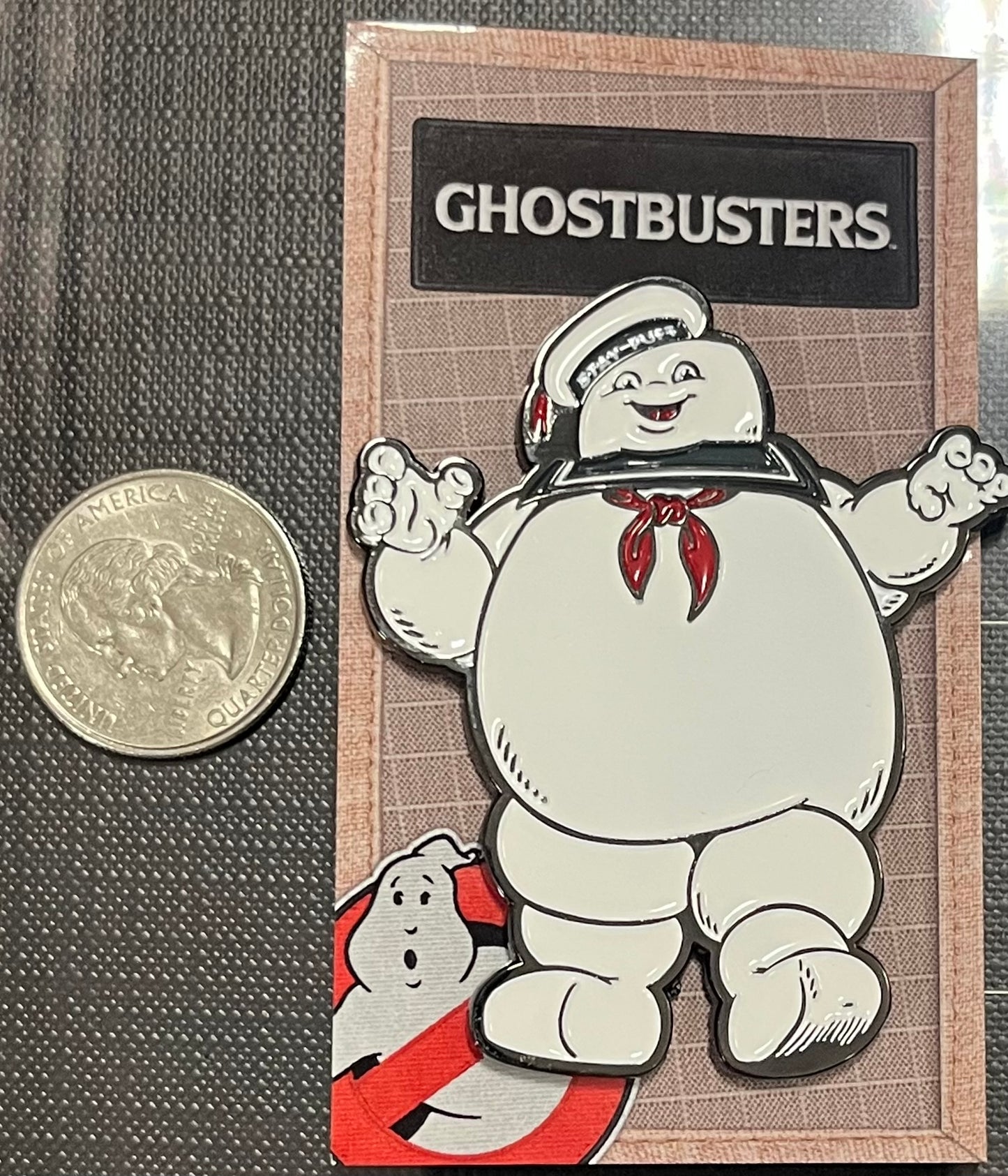 GHOSTBUSTERS STAY PUFT ENAMEL PIN