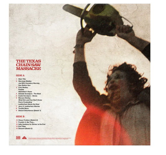 THE TEXAS CHAINSAW MASSACRE Original Motion Picture Score LP LIMITED COLOR VINYL