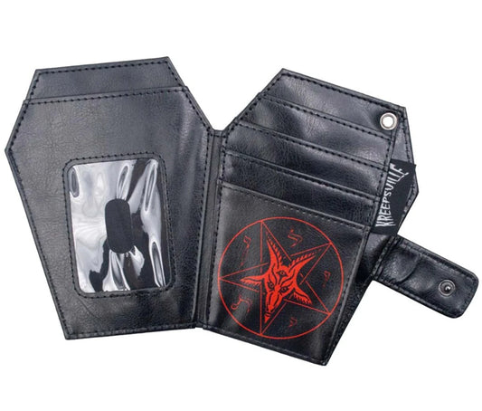 Baphomet Coffin Wallet