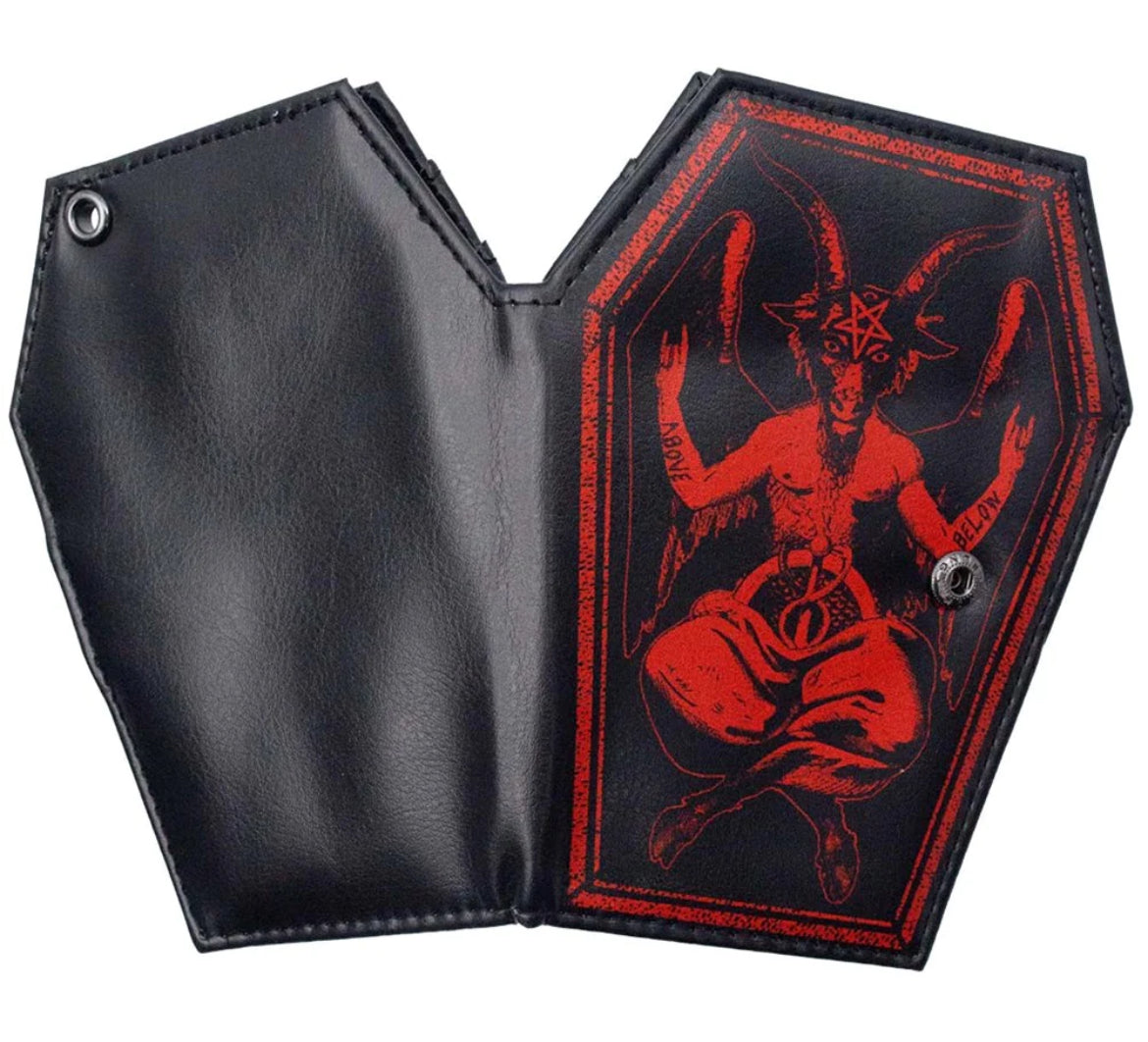 Baphomet Coffin Wallet
