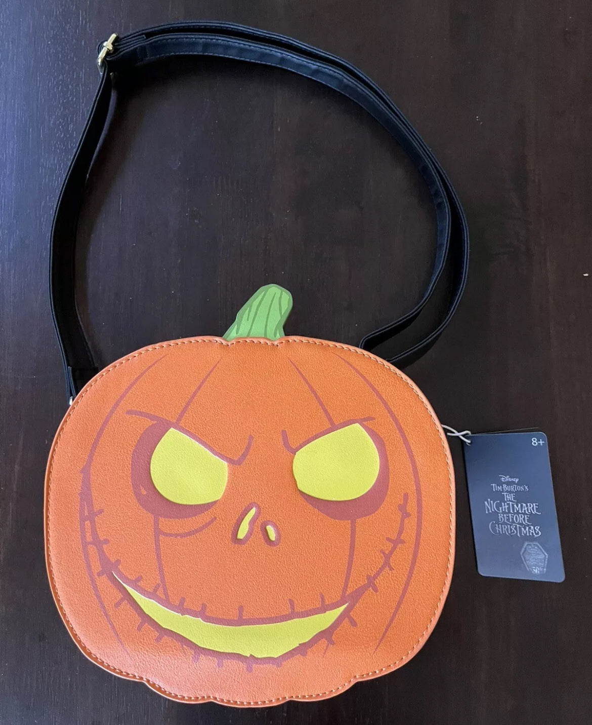 Loungefly Nightmare Before Christmas GITD Jack O Lantern Crossbody Purse