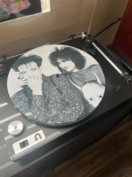ROBERT AND SIOUXSIE Turntable Slipmat