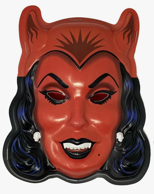 Retro-A-GoGo DEVIL GIRL Mini Monster Mask Set