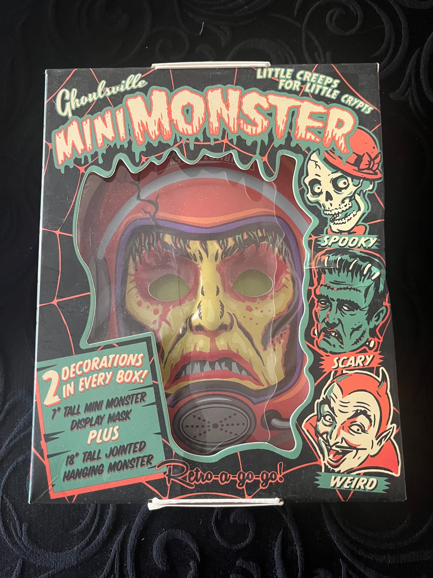 Retro-A-GoGo ASTRO ZOMBIE Mini Monster Mask Set