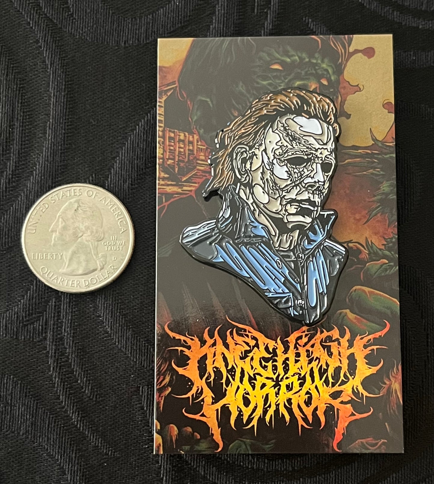Halloween MICHAEL MYERS Enamel Pin NEW