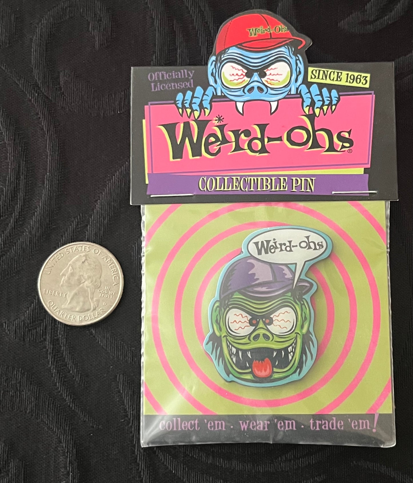 RETRO-A-GO-GO Weird-ohs ENAMEL PIN