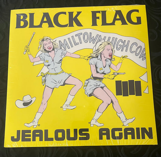 BLACK FLAG Jealous Again 12” EP NEW REISSUE