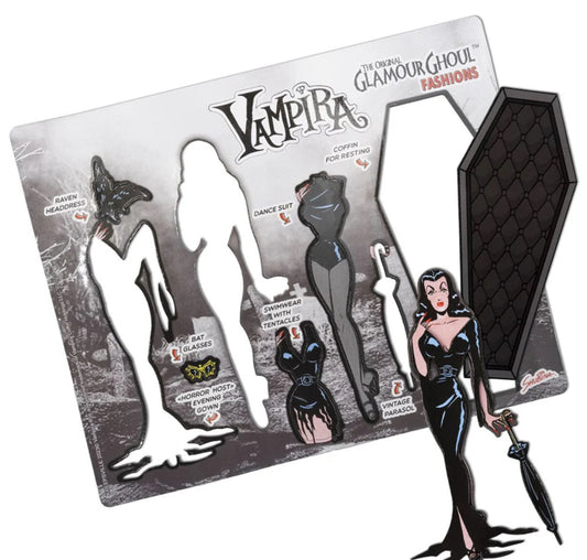 VAMPIRA Coffin Dress Up magnet Set