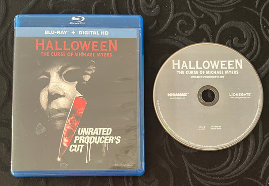 HALLOWEEN THE CURSE OF MICHAEL MYERS (1995) UNRATED PRODUCERS CUT BLU RAY USED Out Of Print