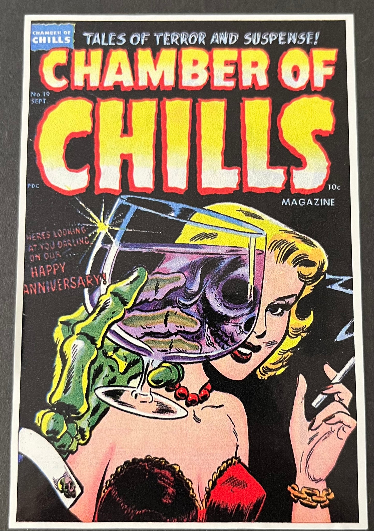 CHAMBER OF CHILLS 2.75”x4.25” Vinyl Decal