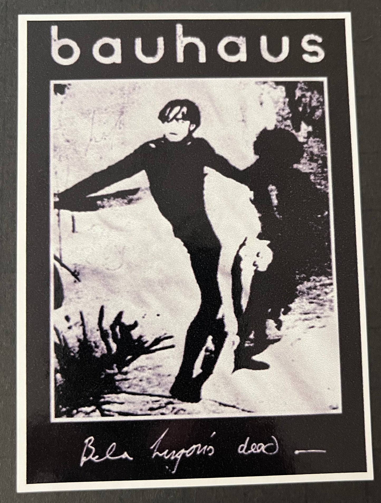 BAUHAUS Bela Lugosi’s Dead 3"x4" Vinyl Decal