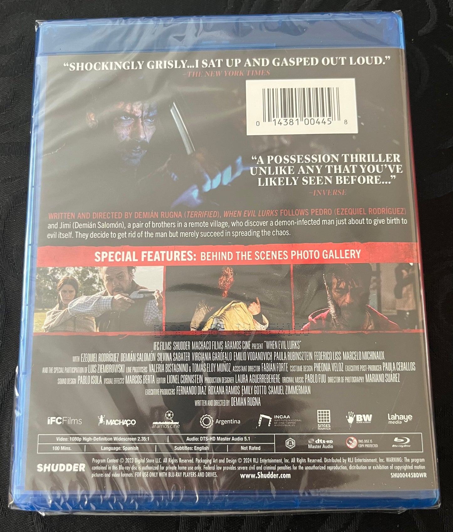 WHEN EVIL LURKS (2023) BLU-RAY NEW