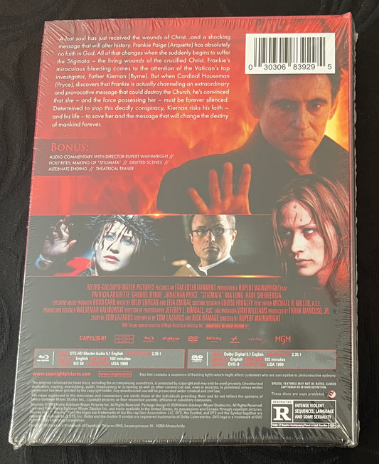 STIGMATA (1999) BLU RAY / DVD Limited Mediabook