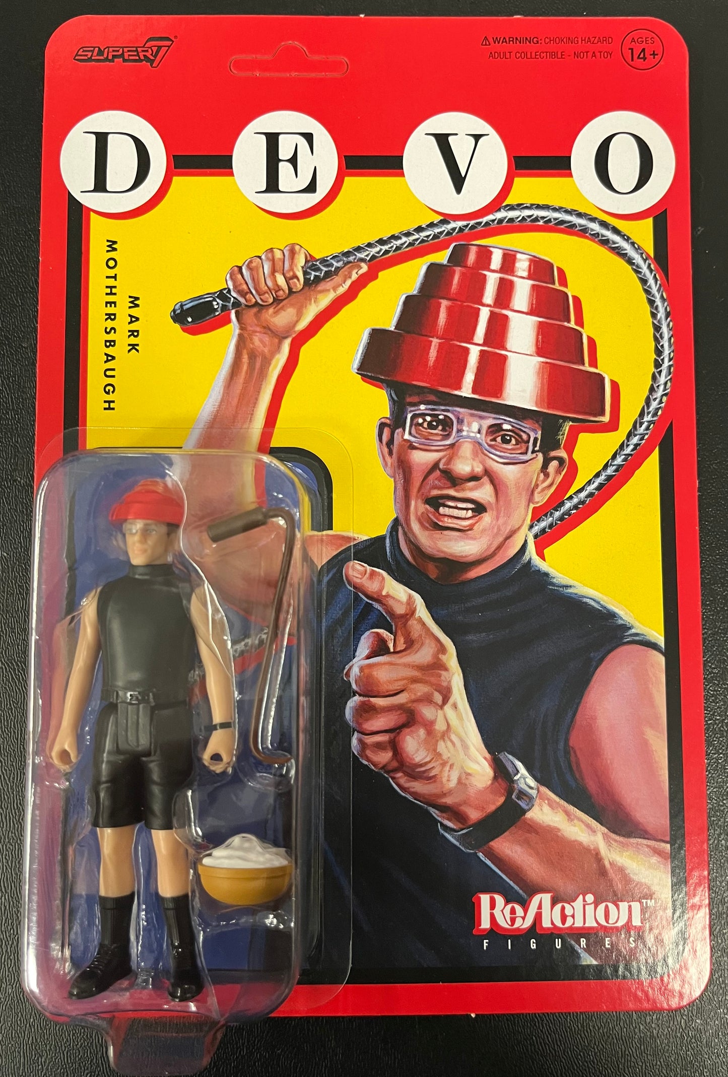 Super7 ReAction DEVO MARK MOTHERSBAUGH 3.75” Figure