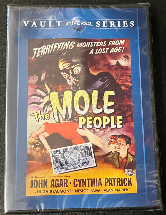 THE MOLE PEOPLE (1956) DVD NEW