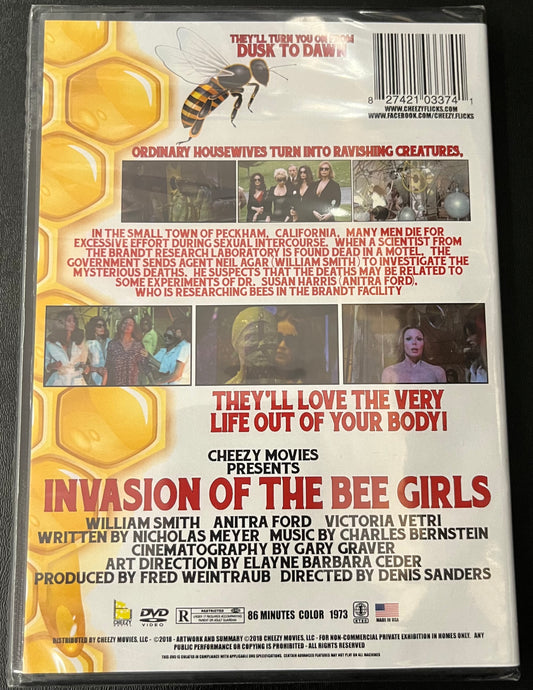 INVASION OF THE BEE GIRLS (1973) DVD NEW