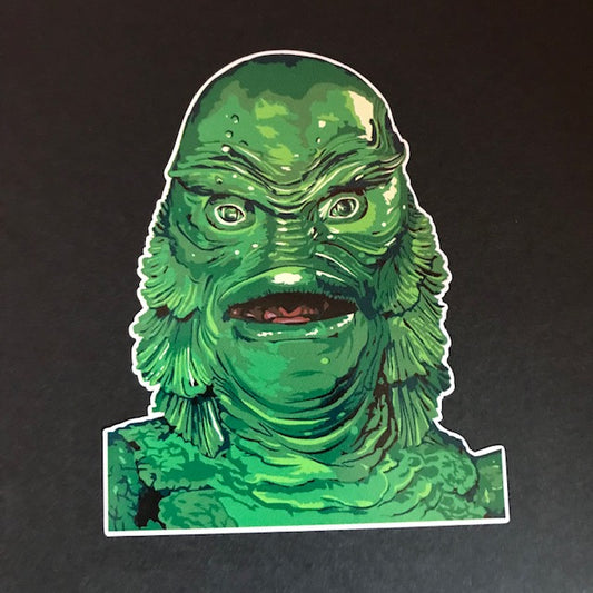 CREATURE FROM THE BLACK LAGOON 3" X 4" Vinyl Decal