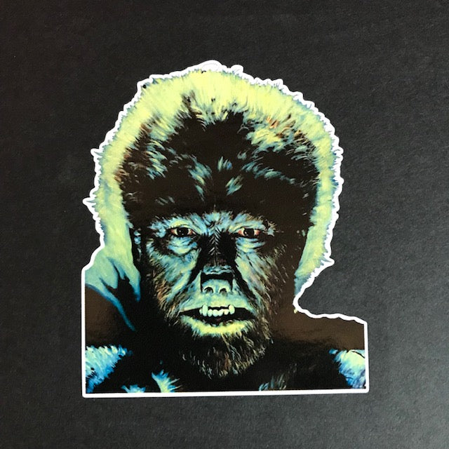 THE WOLFMAN 3" X 4" Vinyl Decal
