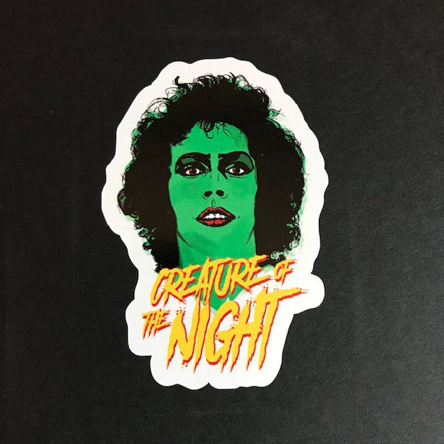 ROCKY HORROR: CREATURE OF THE NIGHT 3" X 4" Vinyl Decal