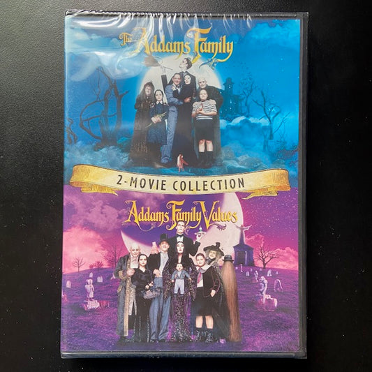 THE ADDAMS FAMILY (1991) + ADDAMS FAMILY VALUES (1993) Double Feature DVD NEW