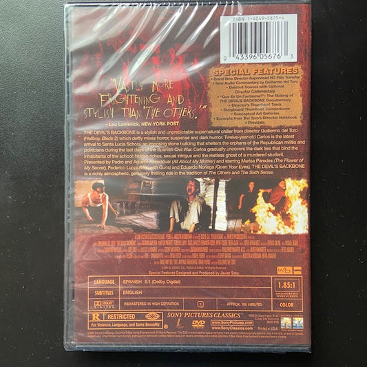 Guillermo Del Toro's THE DEVIL'S BACKBONE (2001) DVD NEW