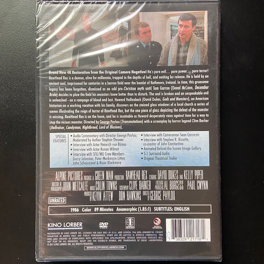 RAWHEAD REX (1986) DVD NEW