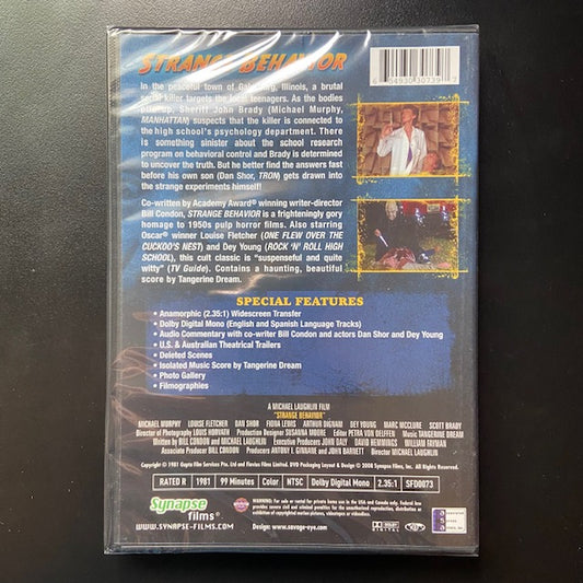 STRANGE BEHAVIOR (1981) DVD NEW