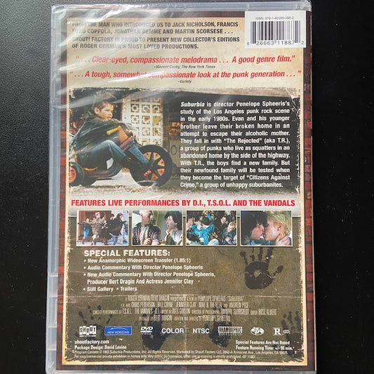 SUBURBIA (1983) DVD NEW