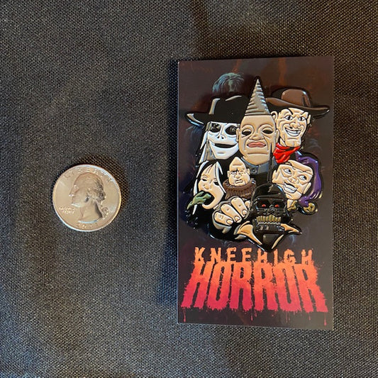 PUPPET MASTER COLLAGE ENAMEL PIN