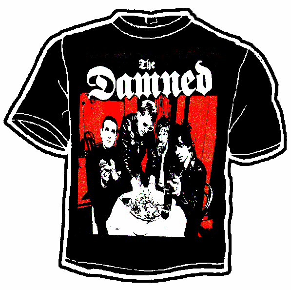 THE DAMNED Short Sleeve T Shirt – Videoshock! THE DAMNED Short Sleeve T Shirt – Videoshock!
