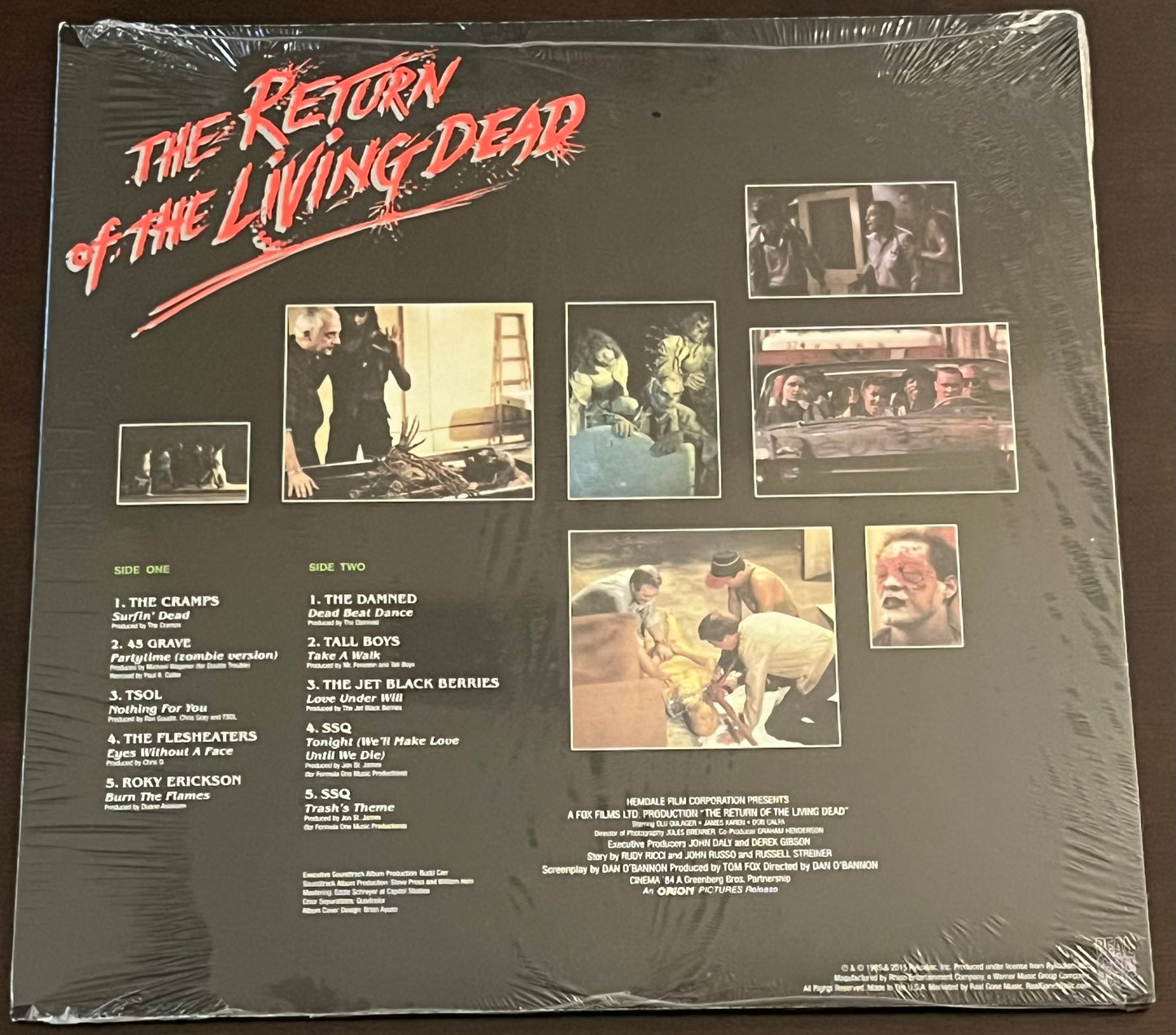 V/A THE RETURN OF THE LIVING DEAD Soundtrack LP Limited Color Vinyl