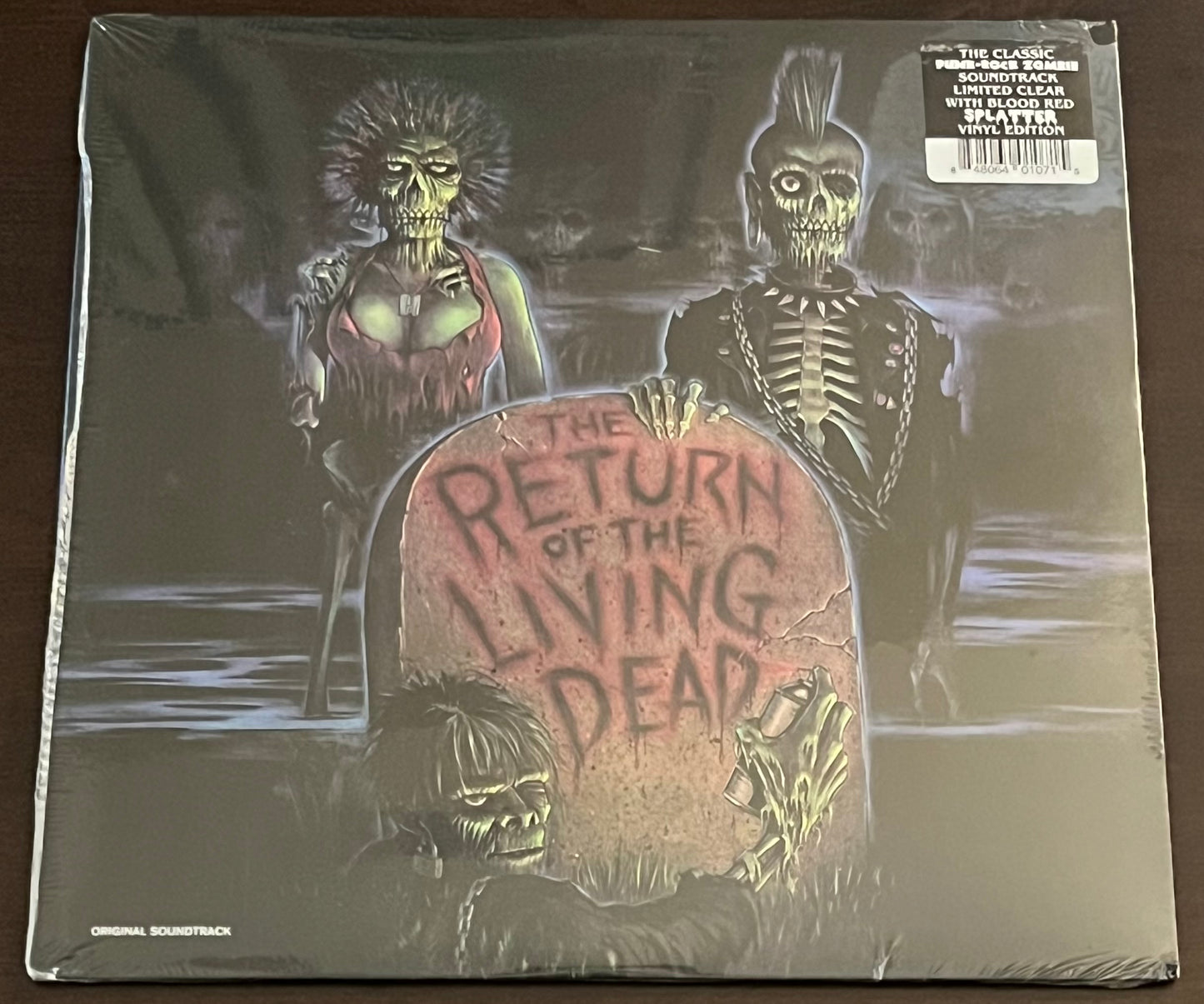 V/A THE RETURN OF THE LIVING DEAD Soundtrack LP Limited Color Vinyl