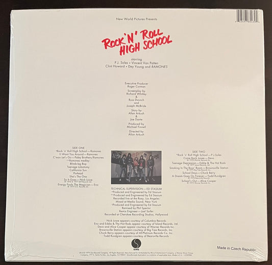 ROCK N ROLL HIGH SCHOOL Soundtrack LP Limited Fire Red Color Vinyl