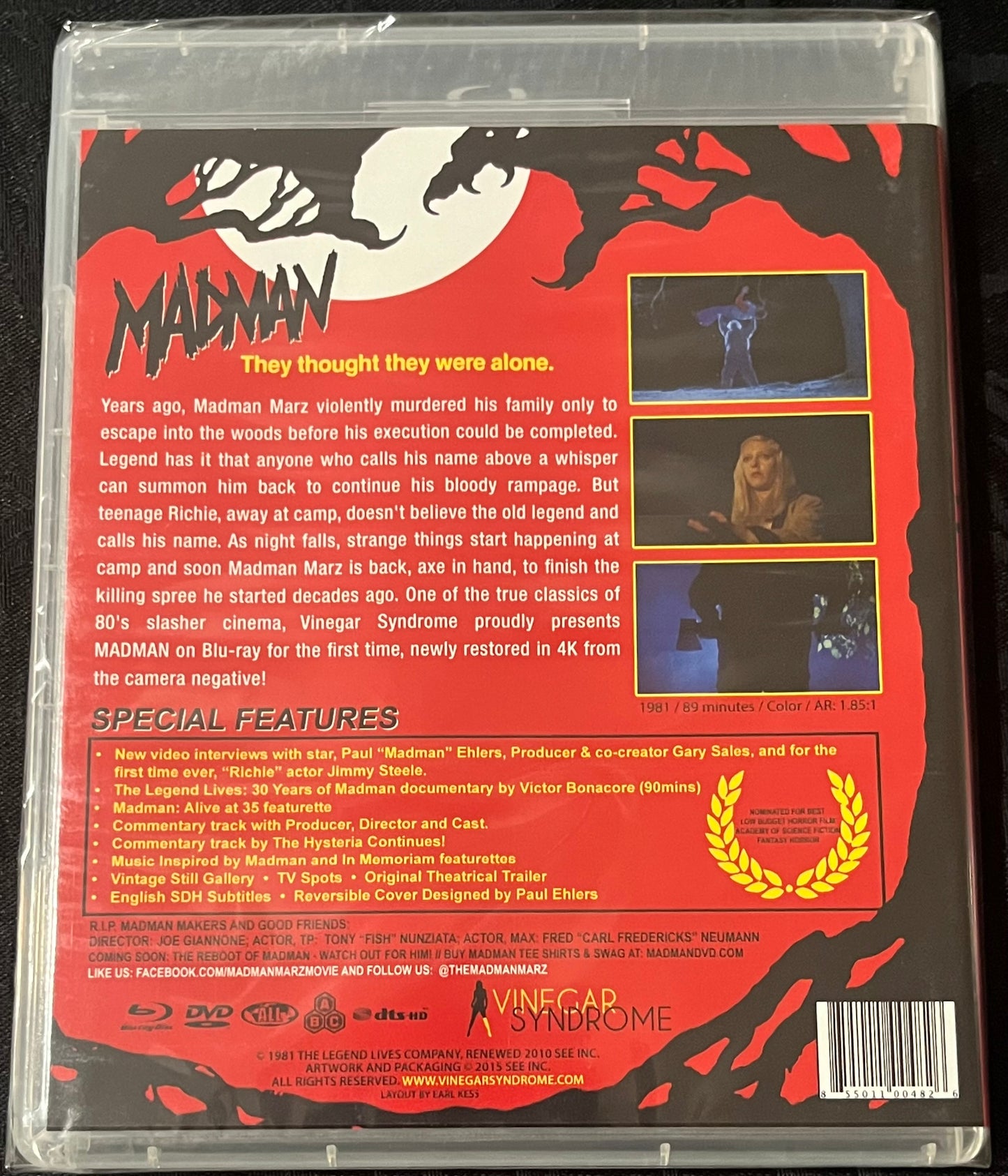 MADMAN (1981) BLU RAY