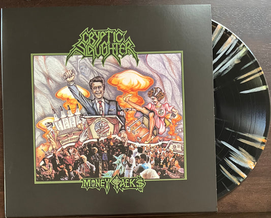 CRYPTIC SLAUGHTER MONEY TALKS LP Color Vinyl Reissue