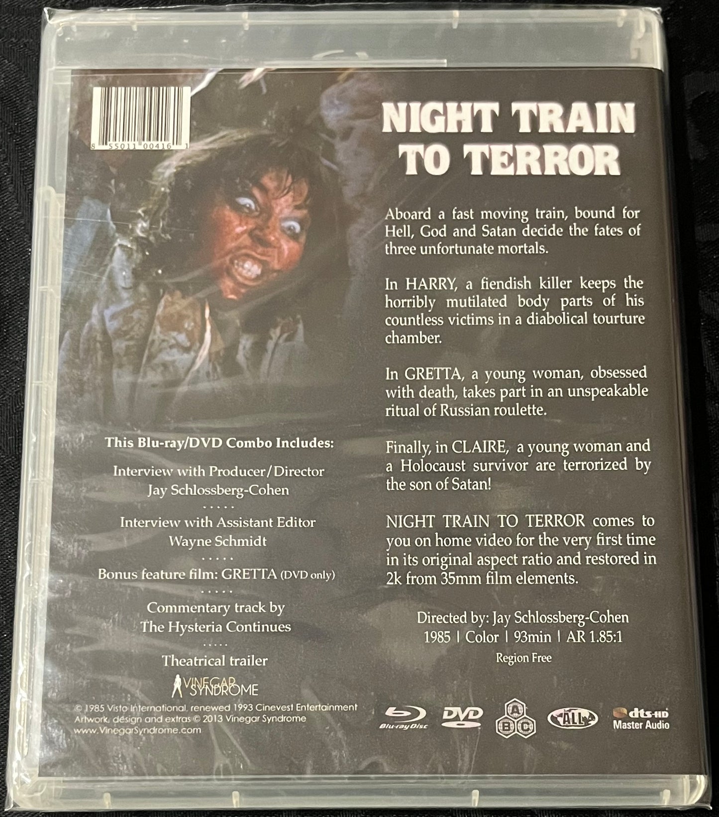 NIGHT TRAIN TO TERROR (1985) BLU RAY