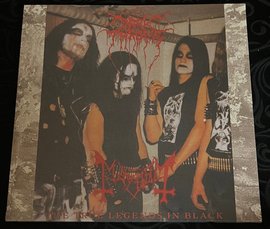 DARK THRONE / MAYHEM The True Legends In Black LP