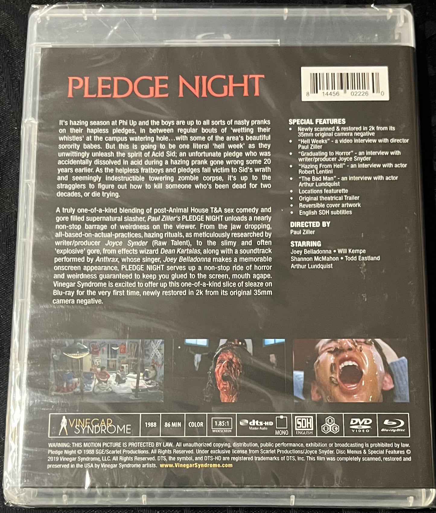 PLEDGE NIGHT (1988) BLU RAY