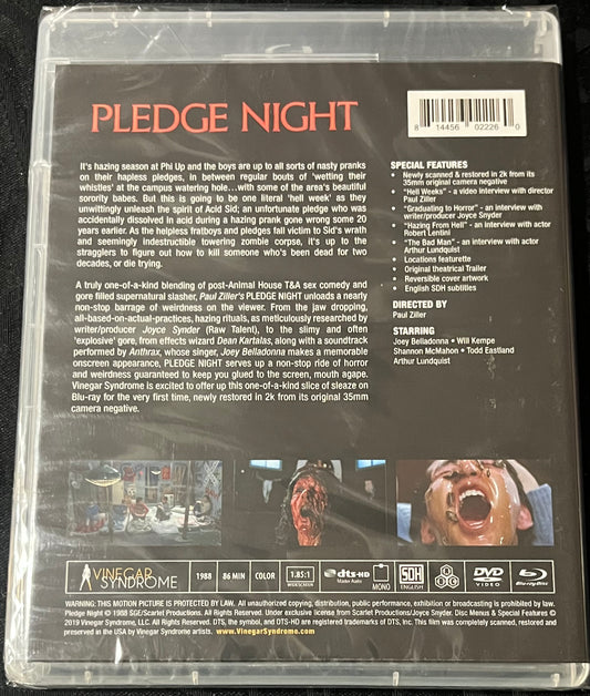 PLEDGE NIGHT (1988) BLU RAY