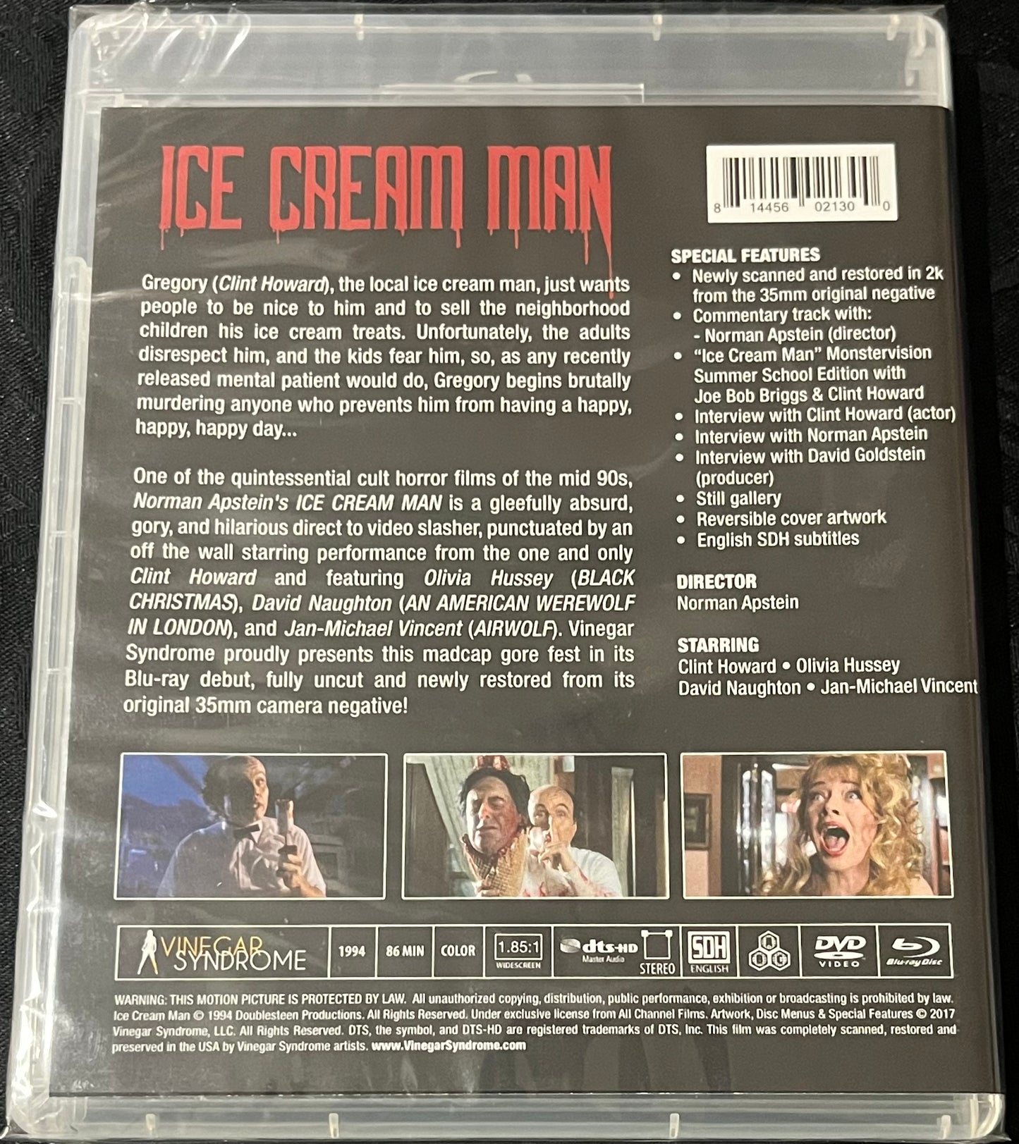 ICE CREAM MAN (1994) BLU RAY