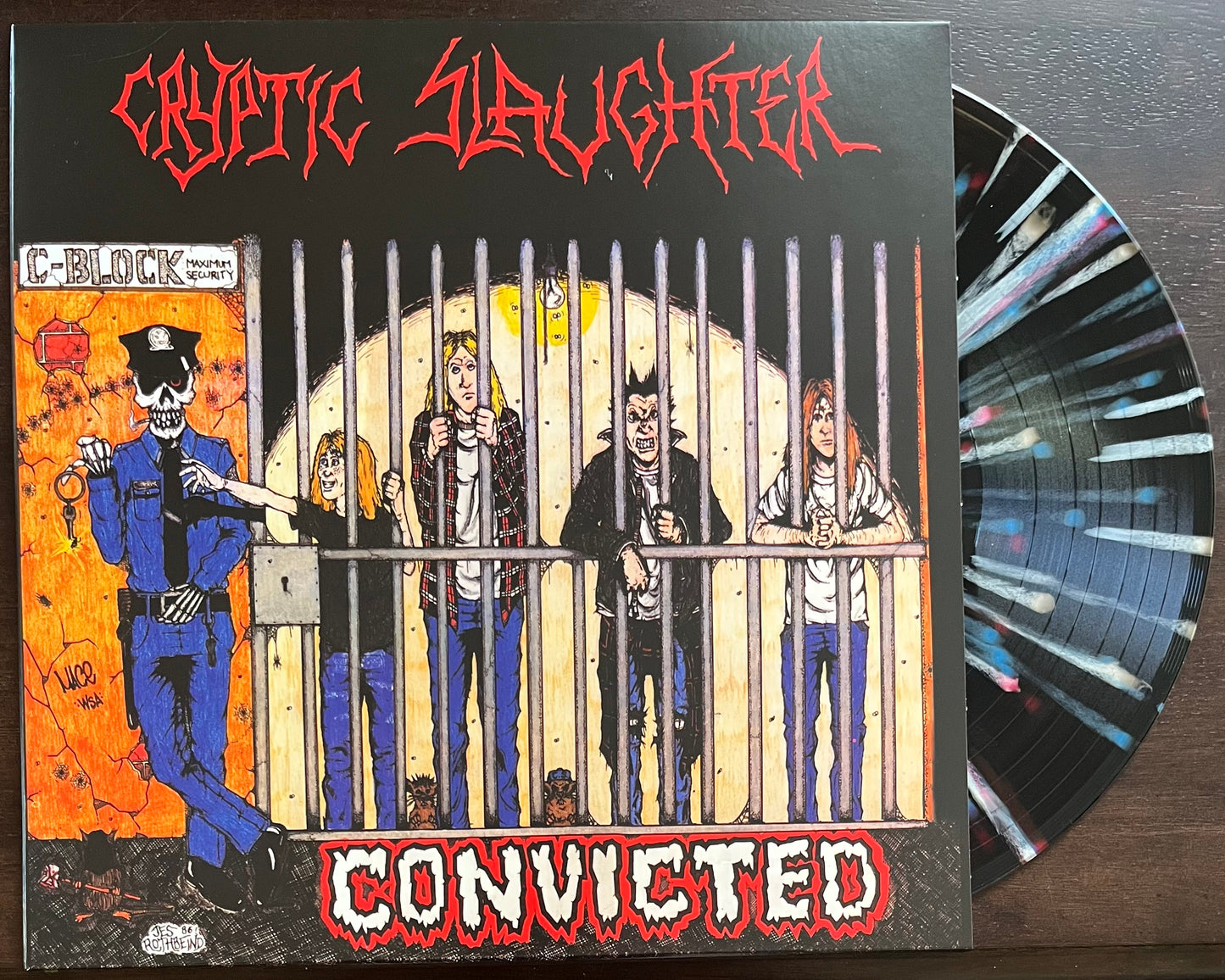 CRYPTIC SLAUGHTER CONVICTED LP Color Vinyl Reissue