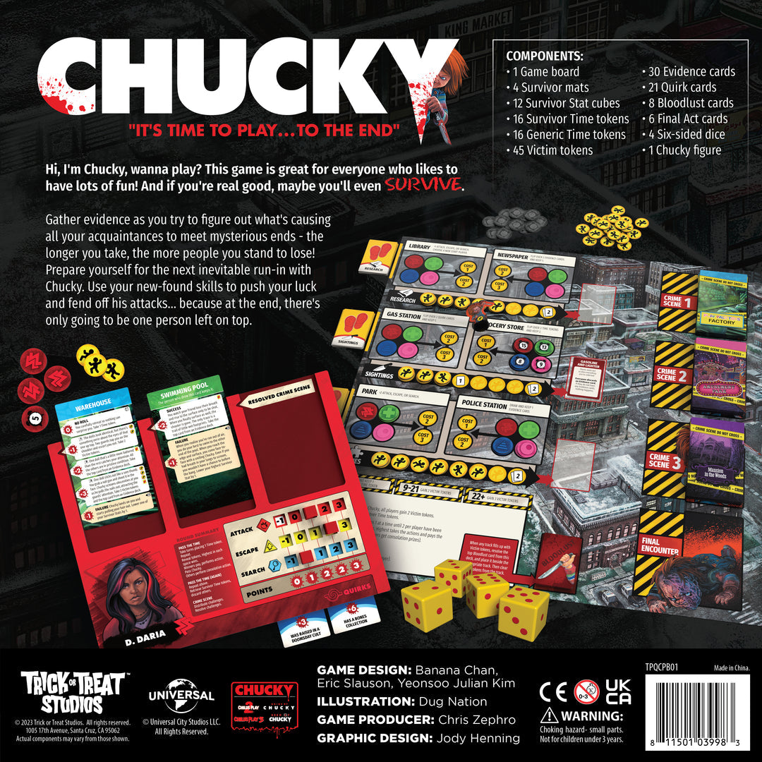 CHUCKY (Childs Play) Board Game