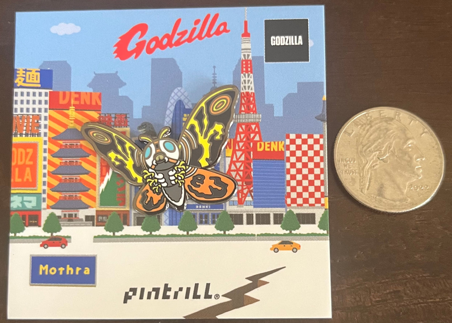 Mothra ENAMEL PIN