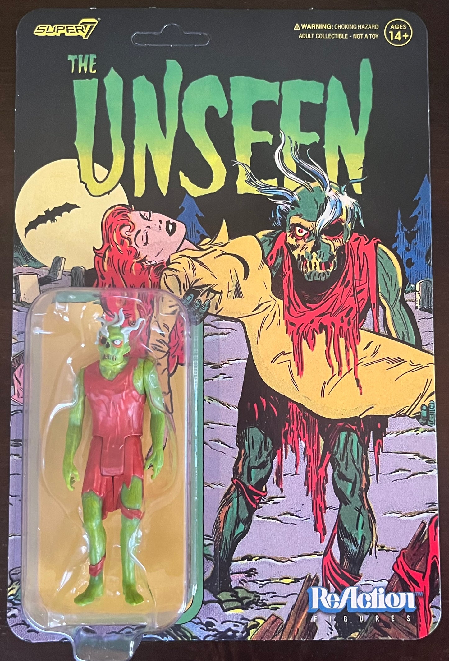 Super7 ReAction Pre-Code Horror SPINE-CHILLING GHOUL 3.75” Figure New