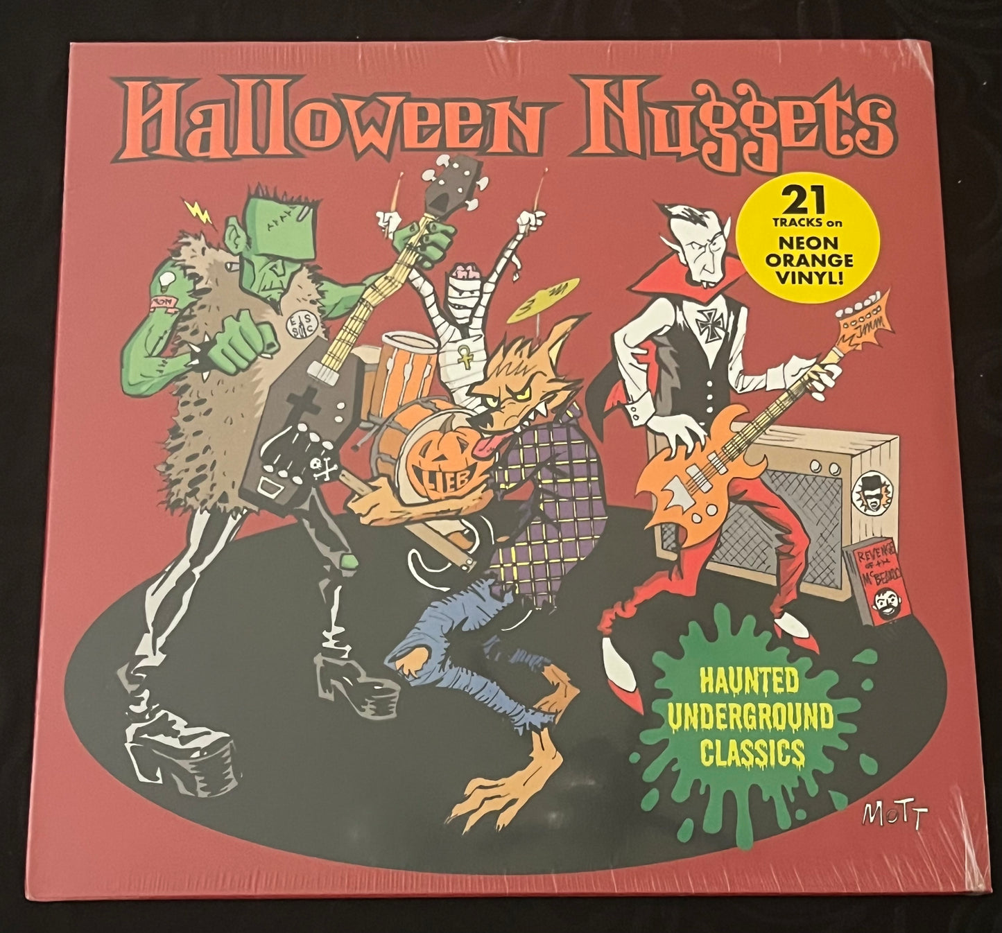 HALLOWEEN NUGGETS LP Limited Neon Orange Color Vinyl