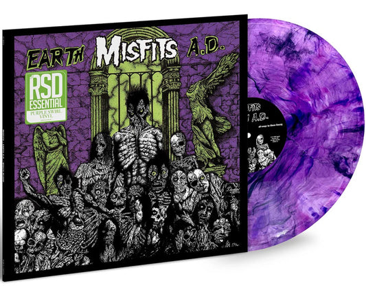 MISFITS Earth A.D. LP Reissue Limited Purple Swirl Vinyl