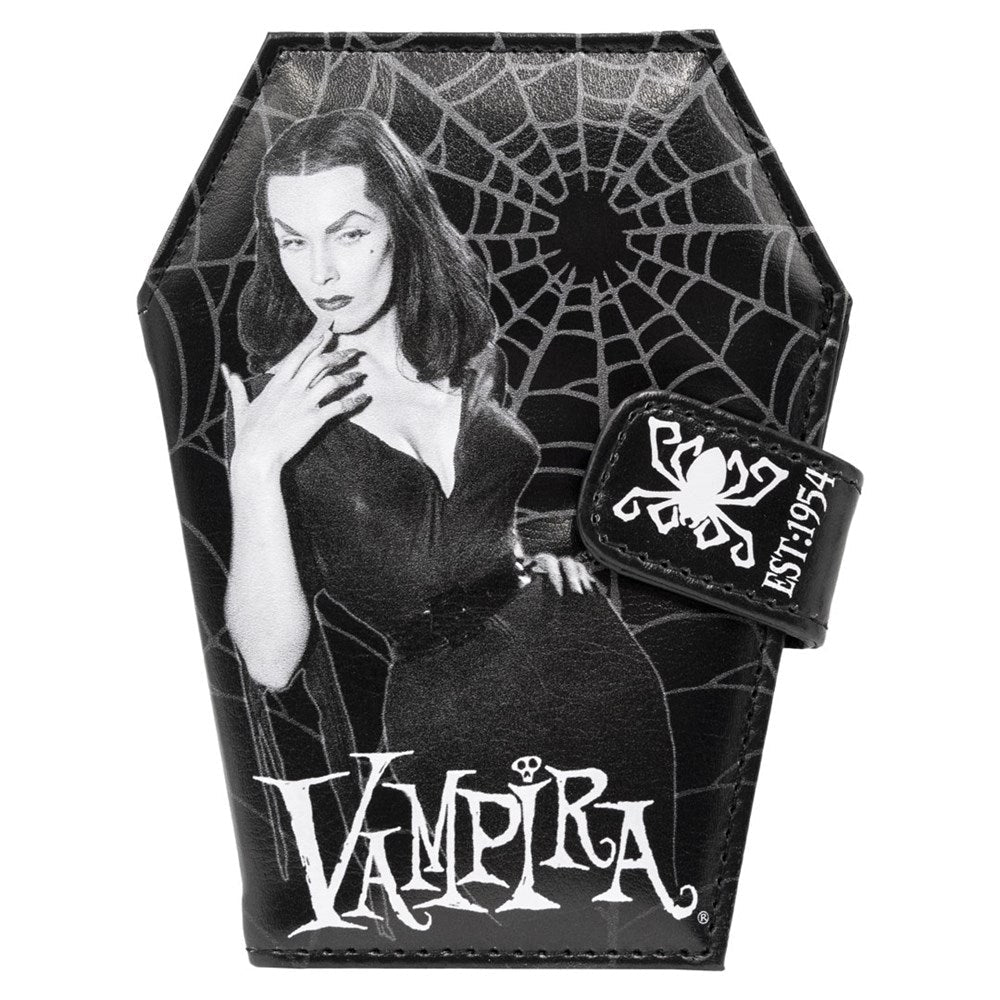 Vampira Coffin Wallet Cobweb