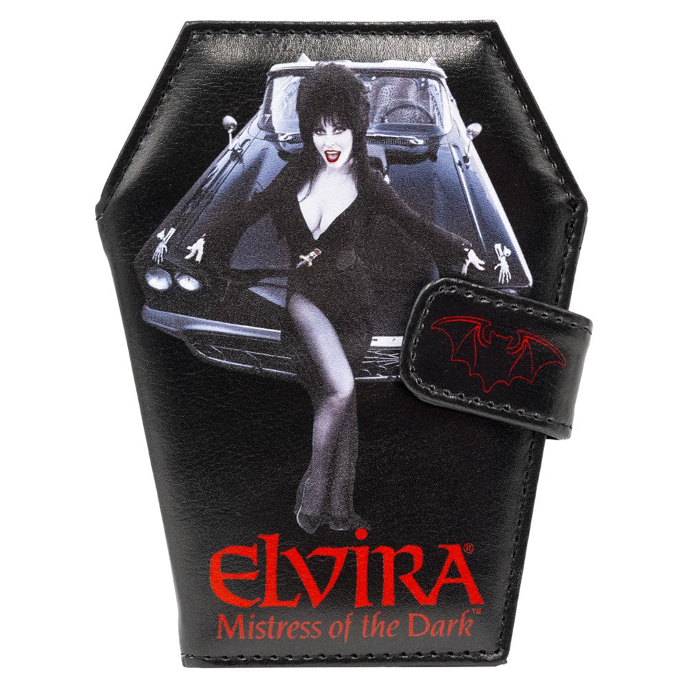 Elvira Coffin Wallet Macabre Mobile