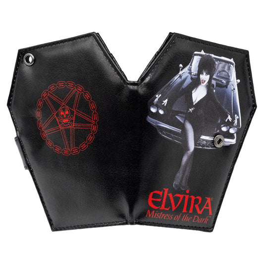 Elvira Coffin Wallet Macabre Mobile