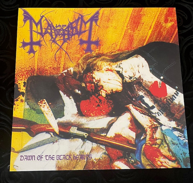 MAYHEM Dawn Of The Black Hearts (Live) Suicide Cover LP